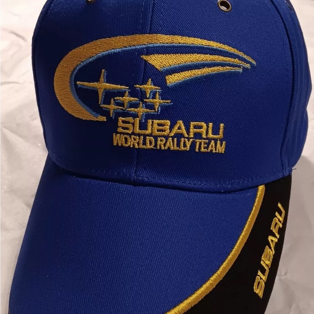 World Rally Team Blue and Gold Hat